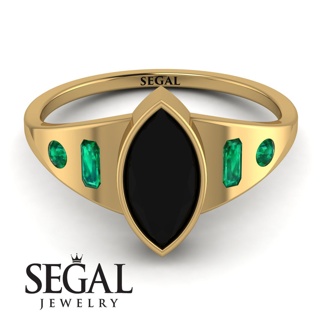 Marquise Bezel Diamond Ring - Juliana No. 22